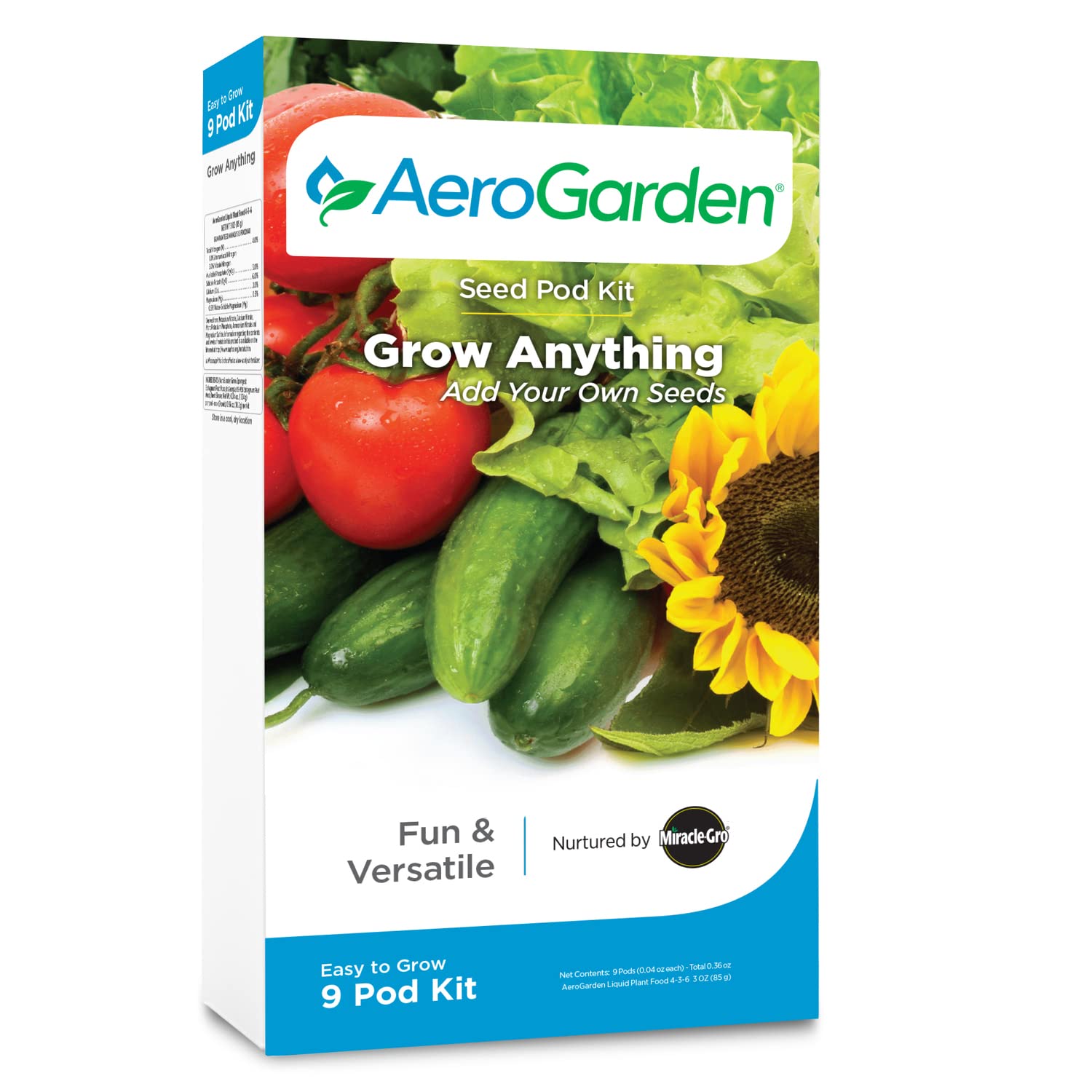 AeroGarden Grow Anything Seed Pod Kit (9-Pod)