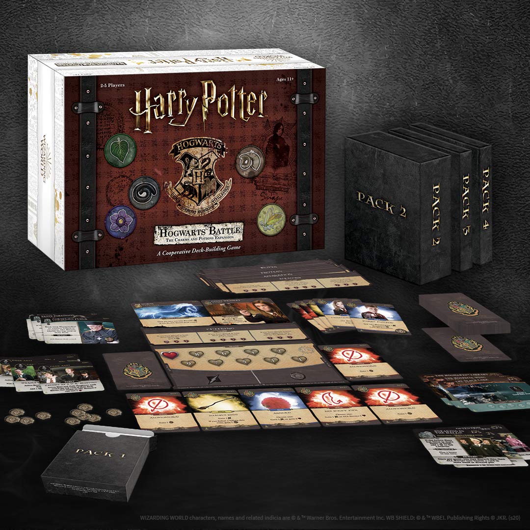USAopoly, Harry Potter: Hogwarts Battle, Board Game, Ages 11+, 2-4 Players, 30-60 Minute Playing TIme
