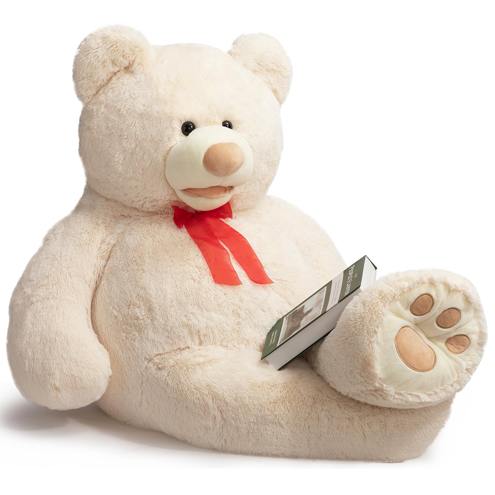 HollyHOME 150cm Giant Teddy Bear Stuffed Animal Large Soft Toys Plush Bear, Light Brown Age 3+