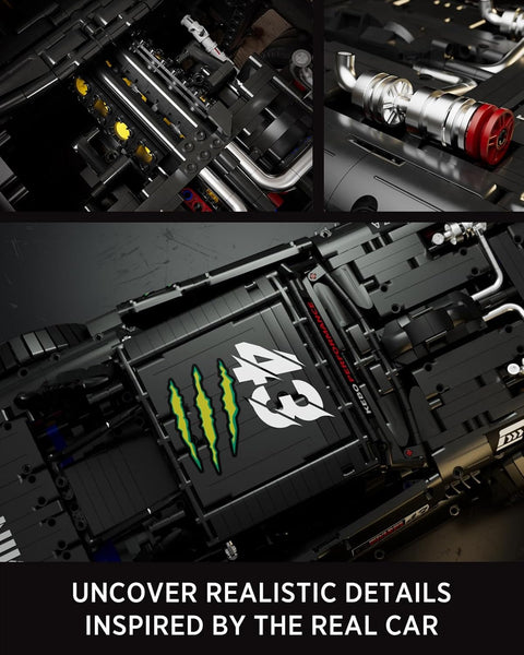 Nifeliz HOONIKEN Model Car Set, Colletible Vehicle Building Toy for Adults, for Car Lovers and Model Fans (3141 Pieces)