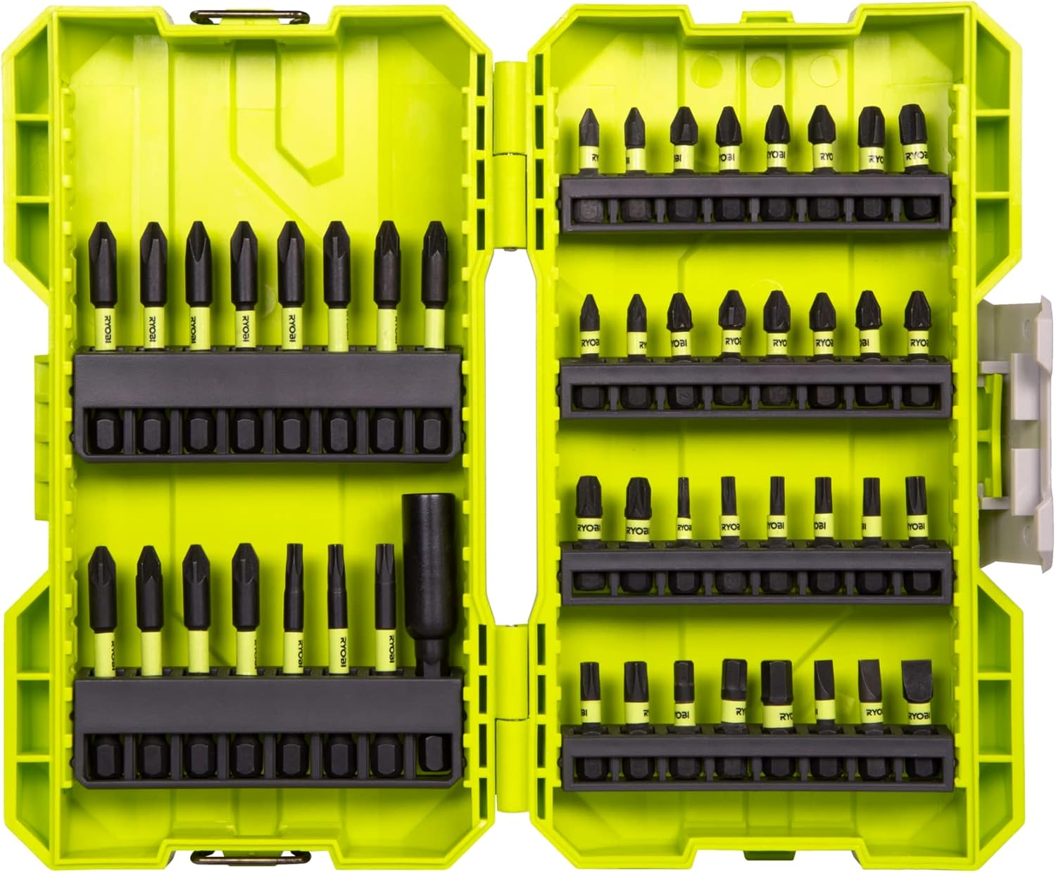 RYOBI RAK48SDI Torque Plus Impact Screwdriver Bit Set, 48 Piece