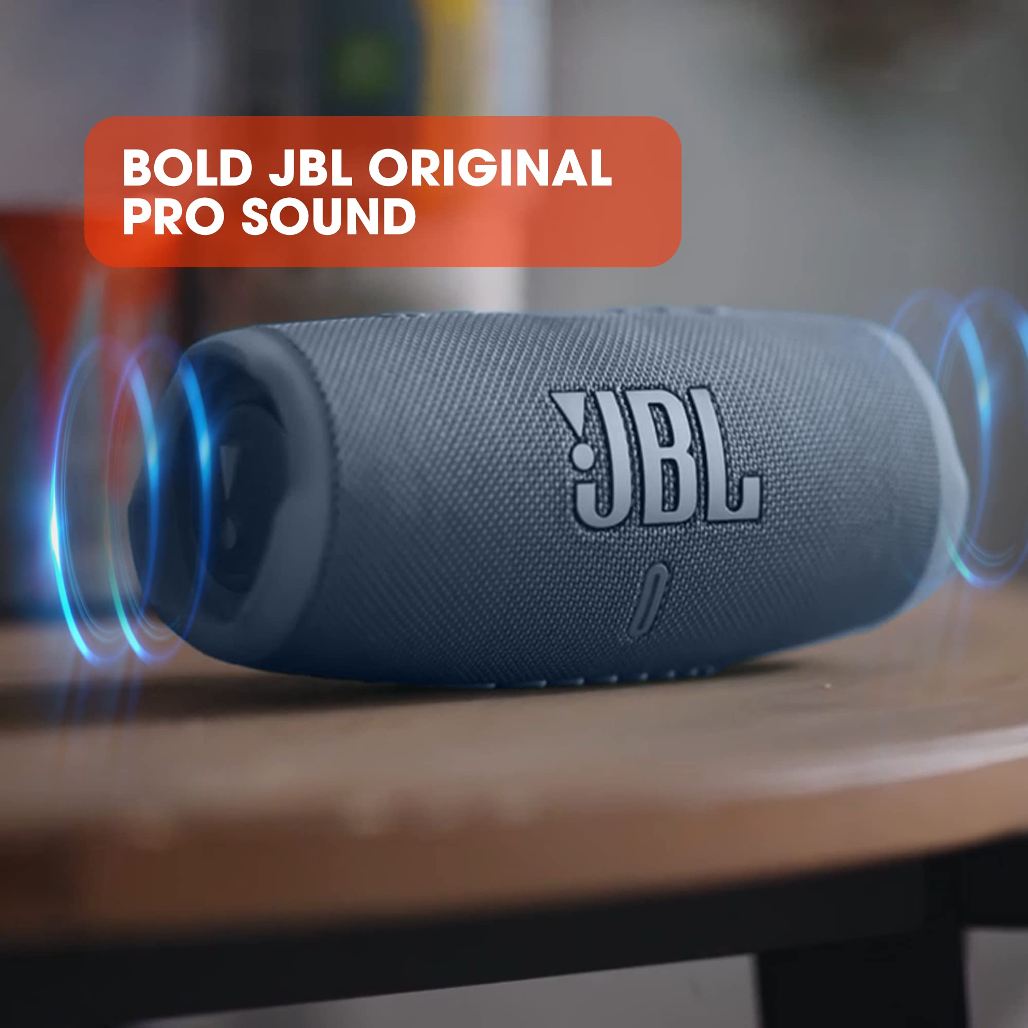 JBL Charge 5 Portable Bluetooth Speaker with Deep Bass, IP67 Waterproof and Dustproof, 20 Hours of Playtime, Built-In Powerbank, Black