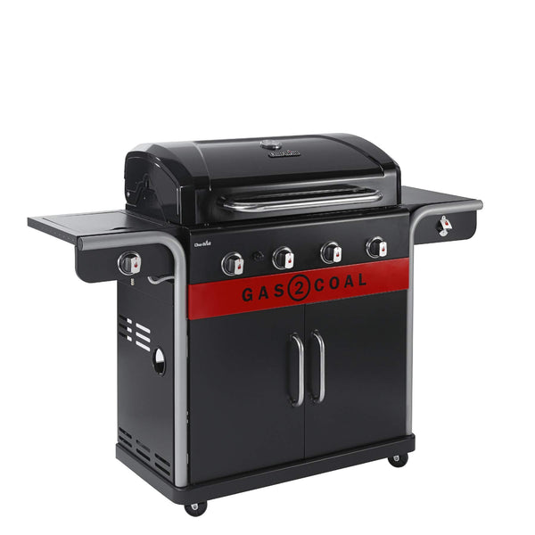 Char-Broil Gas2Coal 440 Hybrid Grill Gas Barbecue, Black