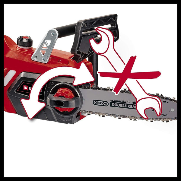 Einhell Power X-Change 18V Cordless Chainsaw - 10 Inch (25cm) Electric Chainsaw Cordless With OREGON Bar and Chain - GE-LC 18/25 Li Solo Battery Chainsaw (Battery Not Included)