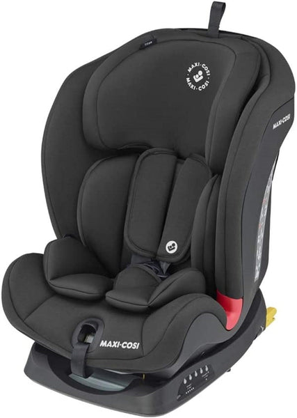 Maxi-Cosi Titan S Comfort i-Size, Breathable Comfort Fabrics, Child Car Seat, 15 months-12 years (76-150cm), ISOFIX Car Seat, 5 Recline & 13 Headrest Positions, G-CELL Protection, Authentic Black