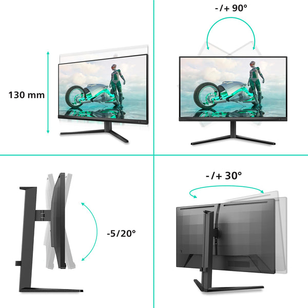 PHILIPS Evnia 32M2N6800M/00 computer monitor 80 cm (31.5") 3840 x 2160 pixels 4K Ultra HD LCD Black
