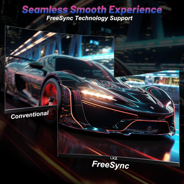 34 Inch Curved Monitor 1500R, 3440 * 1440 165Hz Gaming Monitor with FreeSync, Wide Viewing Angle, Display Port HDMI - Black