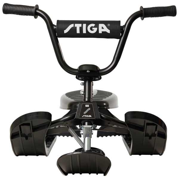 STIGA Snowracer Curve SX Racing Snow Sledge with BMX Steering Wheel and Brakes, for Children from 7 Years Old