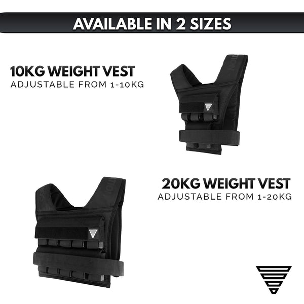 GORNATION Weighted Vest, Adjustable Weighted Vest with Removable Weights for Fitness, Running, Calisthenics & Strength Training, Weight Vest Ideal for