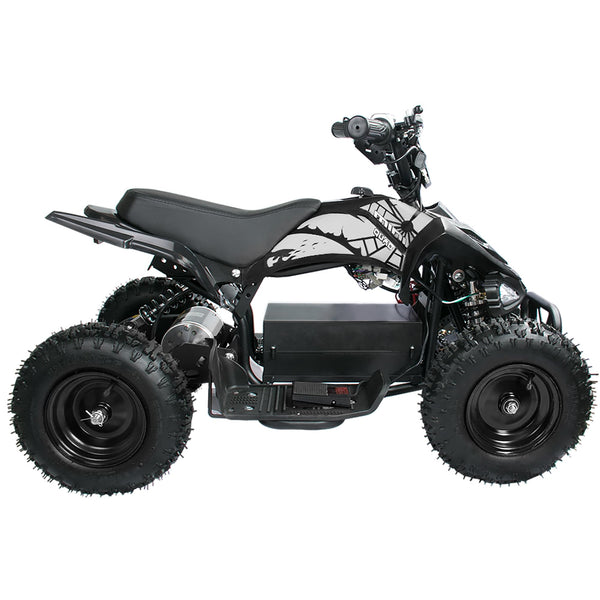 Zorax 36V 1000W Yellow 6'' Tyre Battery Powered Kids Mini ATV Quad Bike (Foot Brake - 3 Speeds - LED Light - Forward/Neutral/Reverse - CE Approved - MAX Capacity: 65KGS) Children's Electric Ride on