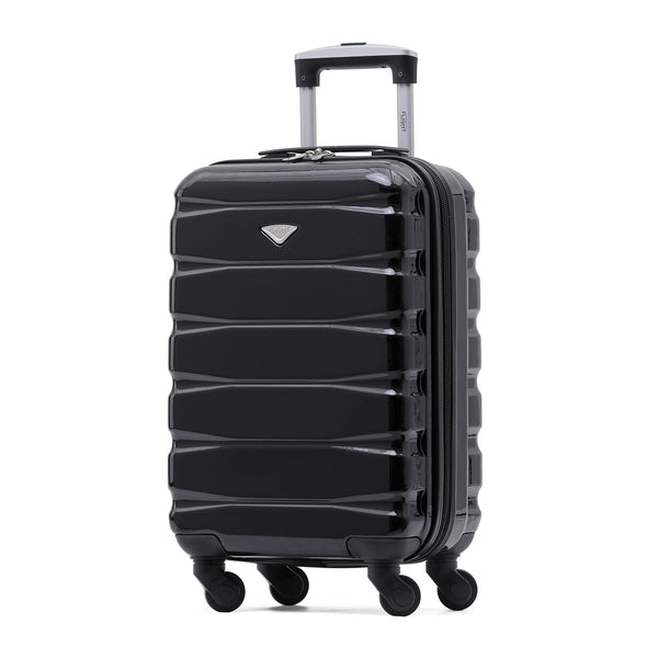 Flight Knight Set of 3 Lightweight 4 Wheel ABS Hard Case Suitcases Cabin & Hold Luggage Options Approved for Over 100 Airlines Including easyJet, British Airways, Ryanair, Jet2 & Many More