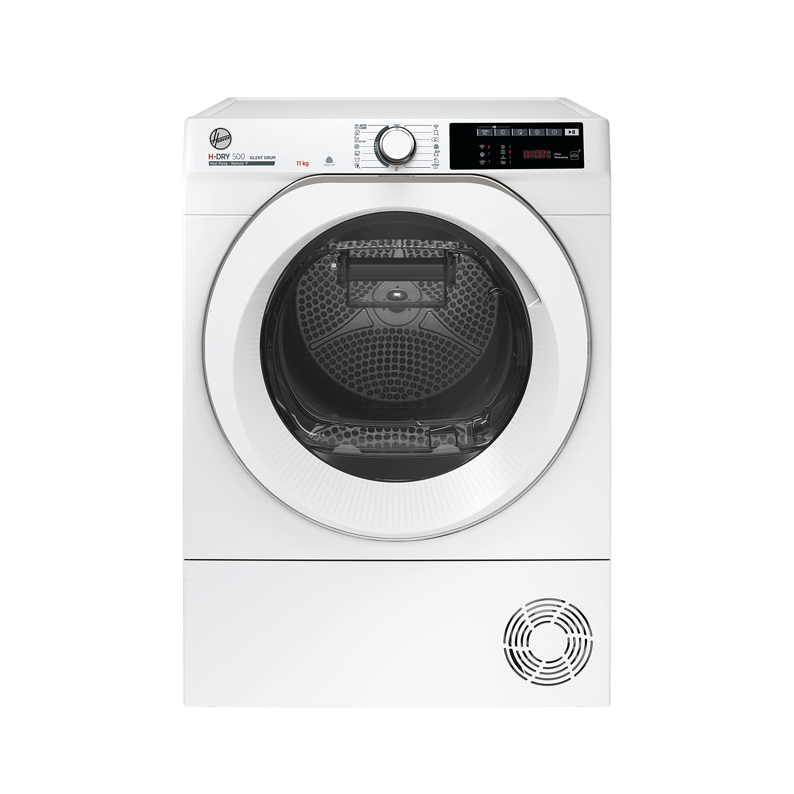 Hoover H-DRY 500 Heat Pump Tumble Dryer, 9 Kg, Class A++, Wi-Fi + Bluetooth, Four Drying Levels, Eco-Power Inverter Motor, Advanced Care, White, 59.6x60.4x85 cm - NDE H9A2TCE-80