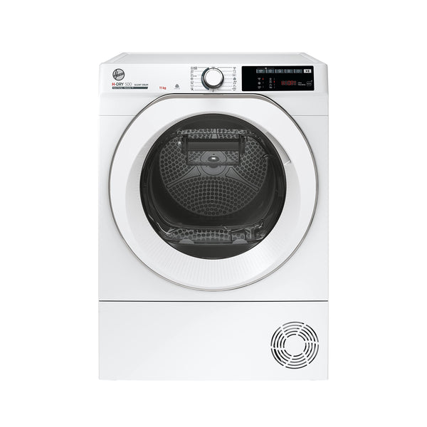 Hoover H-DRY 500 Heat Pump Tumble Dryer, 9 Kg, Class A++, Wi-Fi + Bluetooth, Four Drying Levels, Eco-Power Inverter Motor, Advanced Care, White, 59.6x60.4x85 cm - NDE H9A2TCE-80