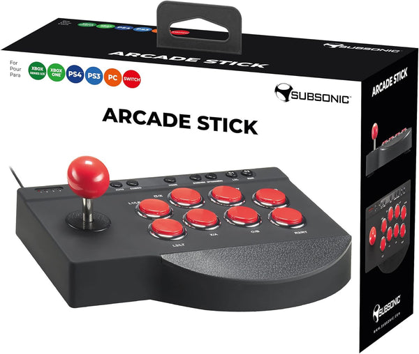 Subsonic - Arcade joystick compatible with PS4, Xbox Serie X/S, Xbox One, PC, PS3