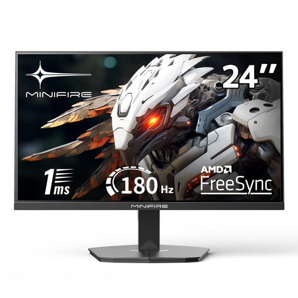 Minifire 27 Inch Gaming Monitor, 180Hz, Curved Gaming Monitor, Built in Speaker, Crosshair, 1Ms, sRGB130%, FHD 1080P Computer Screen, VESA Compatible, Eye Care Adaptive Sync HDMI＆DP Prots （MFG27C1 ）
