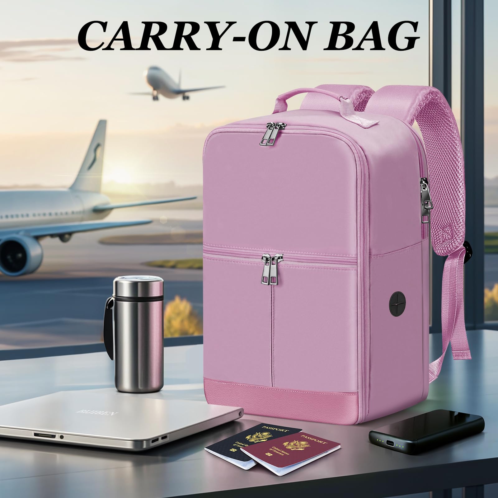 Cabin Bags 40x20x25 for Ryanair Underseat Carry-Ons Travel Backpack, Hand Luggage Backpack Cabin Size 20L, Laptop Backpacks Small Travel Bag