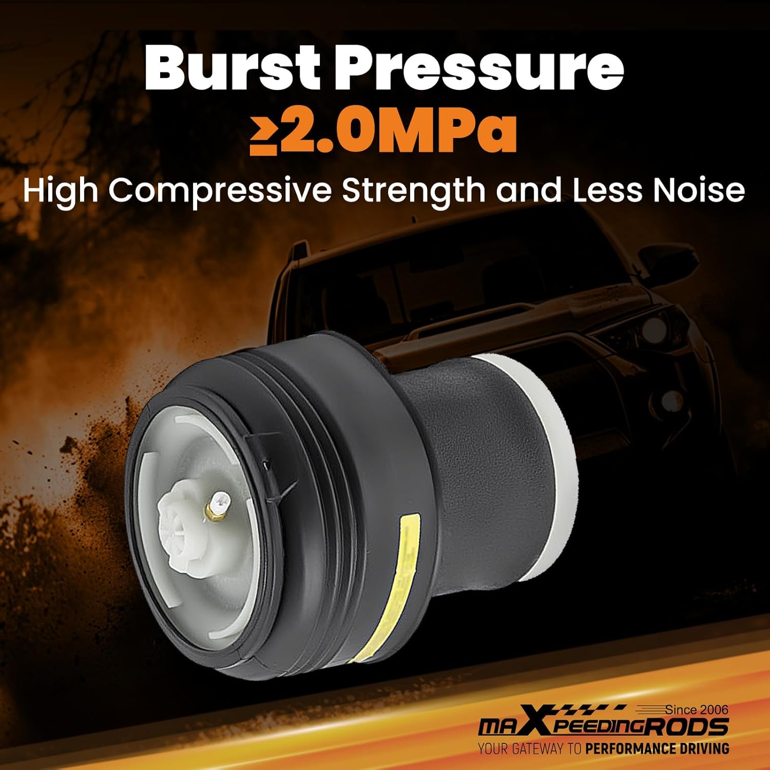 maXpeedingrods 2pcs Air Suspension Springs Bag for BMW X5 E70 2007–2013 X6 E71 2008–2015 E72 2008–2015 37126790078 37126790079