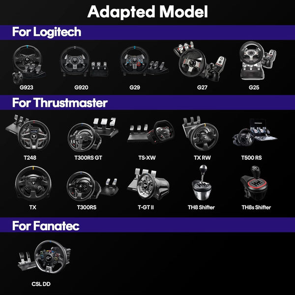 DIWANGUS 2 in 1 Racing Simulator Cockpit with Foldable Seat Sim Racing Cockpit Steering Wheel Stand Chair Gaming Rig for Logitech G29 G920 G923 G27 G25 Thrustmaster T248X T248 T300RS T150 458