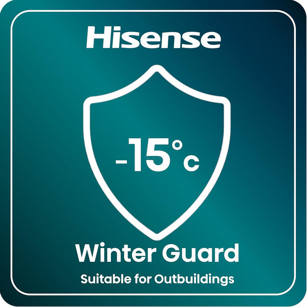 Hisense FC386D4AWLE 297Litres Freestanding Chest Freezer, 4 Star Freezer Rating, E Rated in White