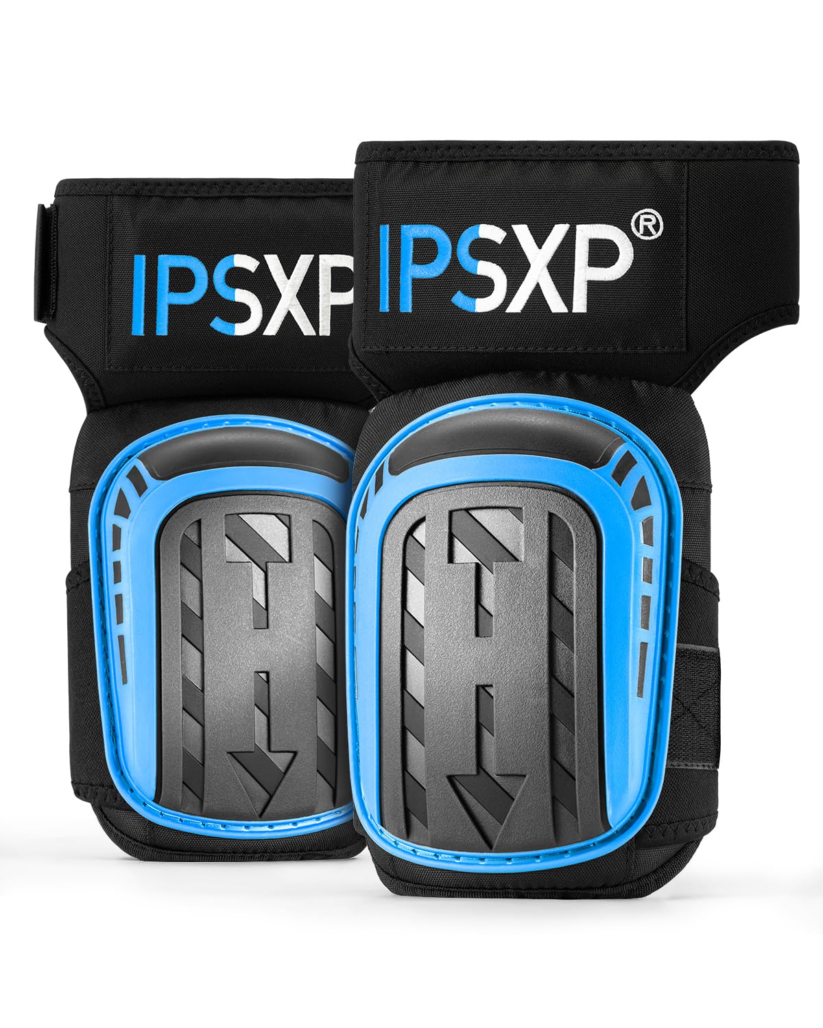 IPSXP Professional Knee Pads for Work,Gardening & Construction Knee Pads for Men and Women with Thick Double Gel Cushion, Strong Adjustable Non-Slip Straps,1 Pair