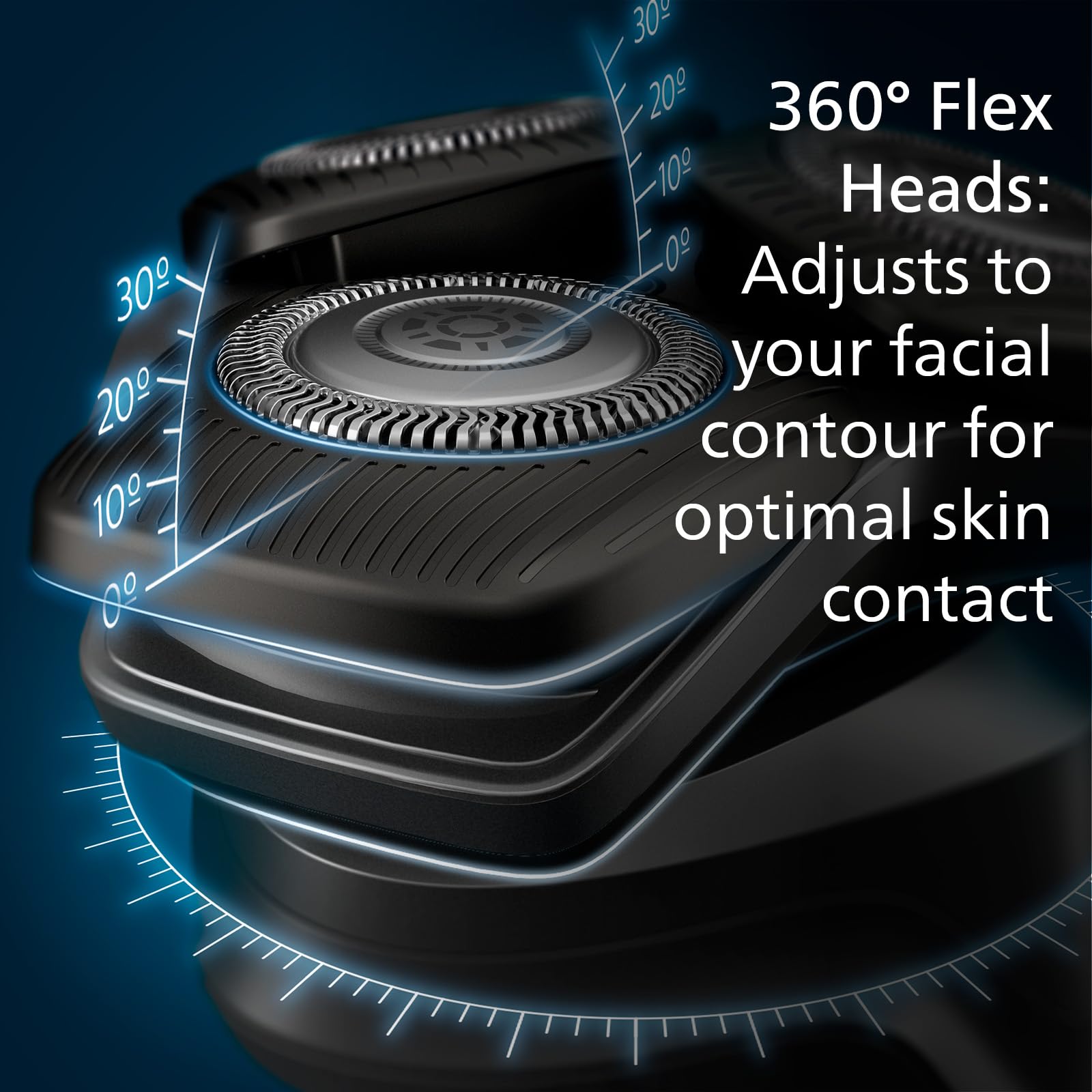 Philips Shaver Series 5000 - Wet & Dry Electric Shaver in Carbon Grey with 1 x Integrated Pop-up Trimmer, Soft Pouch, Protective Cap and Charging Stand (Model S5887/13)