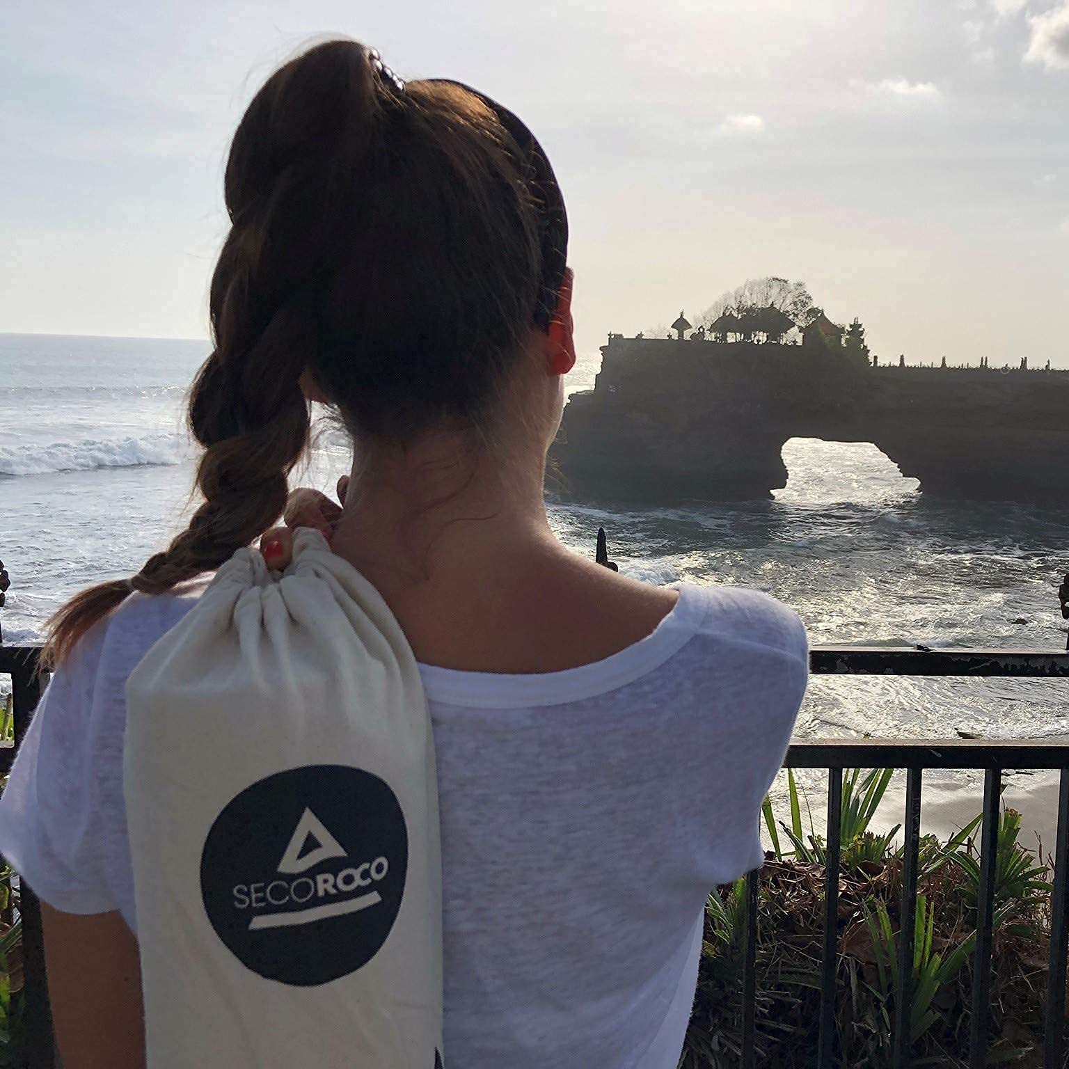 Yoga mat made of cork and rubber, 4mm thickness, environmentally friendly and non-slip materials, included durable yoga bag made of canvas