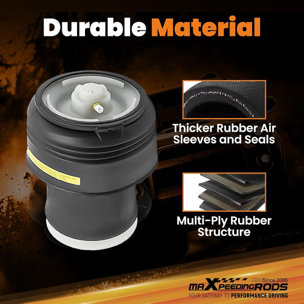 maXpeedingrods 2pcs Air Suspension Springs Bag for BMW X5 E70 2007–2013 X6 E71 2008–2015 E72 2008–2015 37126790078 37126790079