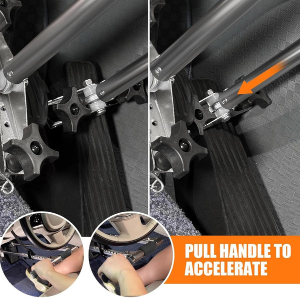 Hand Control for Disabled Drivers | Manual Driving Assist,Multifunctional Car Manual Hand Controls for Patients, Injured, Disabled, Senior, Elderly, Automotive, Daily, Vehicle