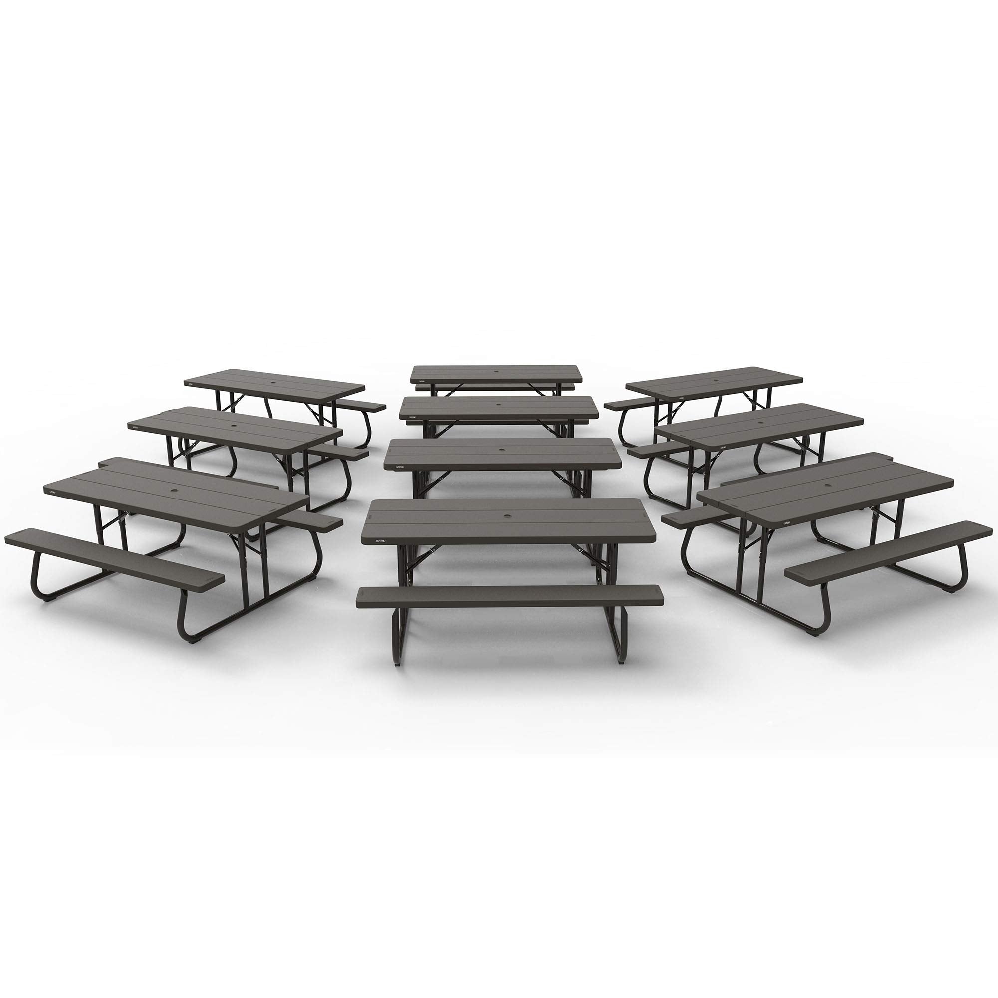 LIFETIME 60112 6 ft (1.83 m) Picnic Table (brown)