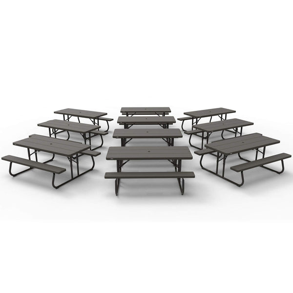 LIFETIME 60112 6 ft (1.83 m) Picnic Table (brown)