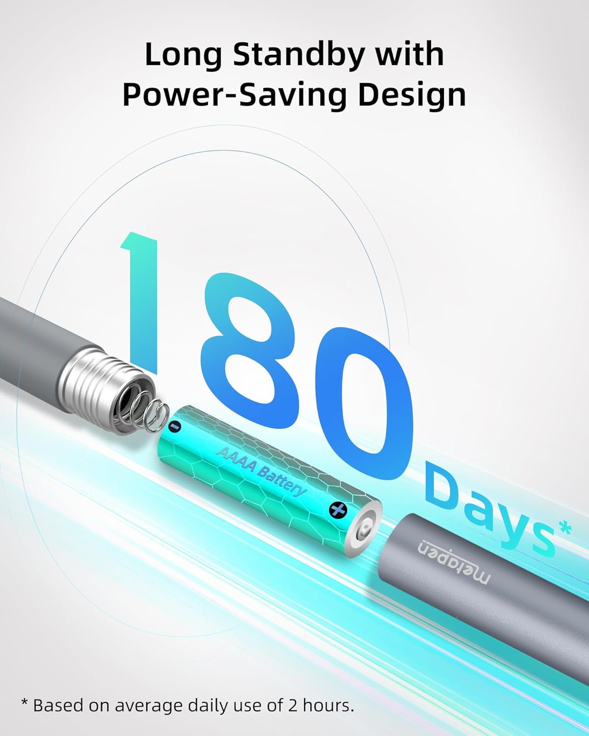 Metapen Stylus Pen M2 Biz for Microsoft Surface(4096 Pressure Level, 180 Days AAAA Battery Life), 2-in-1 Button Surface Pen for Surface Pro X/9/8/7/6/5/4/3/Go 3/Studio 2/Book 3/Duo, ASUS VivoBook Flip