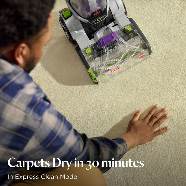 BISSELL ProHeat 2X Revolution Pet Pro, Carpet Cleaner, Upholstery Cleaner with HeatWave Technology, Carpet Washers Dry in 30 Mins, CleanShot Pre-Treater & Pet Hair Removal Tool, 20666