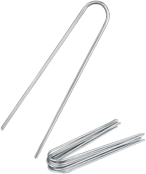 250x Anti-ROST Ground Anchor - Round Head | Ground Nails | Galvanised Steel Ground Anchor for Fixing Weed Cloth | Garden Cloth | Weed Film | Fence &