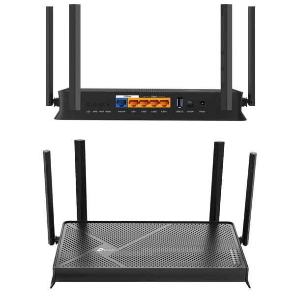 TP-Link Archer BE3600 Router WiFi 7 BE3600Mbps, WiFi Router, 2.5G Ports, USB 3.0 Port, Maximized Coverage, VPN Router, Internet Booster Routers, WiFi Booster, HomeShield Security, Easy Setup,EasyMesh