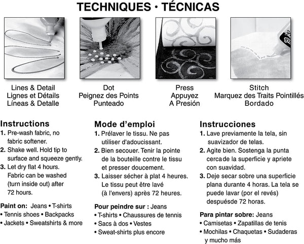 I Love To Create Tulip Dimensional Fabric Paint Set, Multi-Colour, 22 ml (Pack of 20)