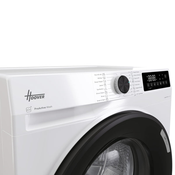 Hoover H-WASH 350 9kg Freestanding Washing Machine, 1400 RPM, A Rated, ECO-Power Inverter Motor, hOn App, 60 Programmes, Eco Doser, Power Care System, Graphite, 60x54x85 cm - H3WPS496TAMBR680
