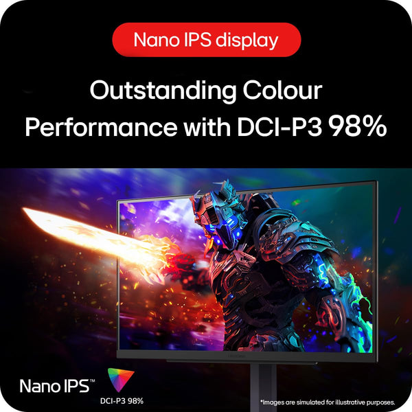 LG UltraGear G8 Gaming Monitor 27G850A – 4K UHD Nano IPS 27 inch, Dual-Mode 240Hz / 480Hz, 1ms (GtG), AMD FreeSync Premium Pro, DisplayHDR 600, DP 2.1, HDMI 2.1, Black