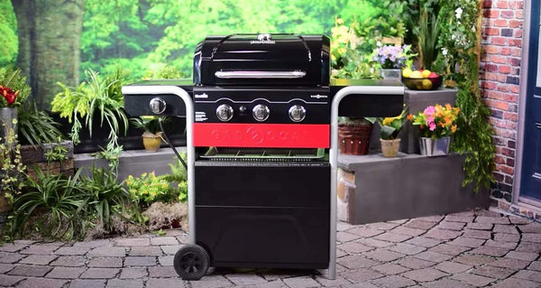 Char-Broil Gas2Coal 440 Hybrid Grill Gas Barbecue, Black