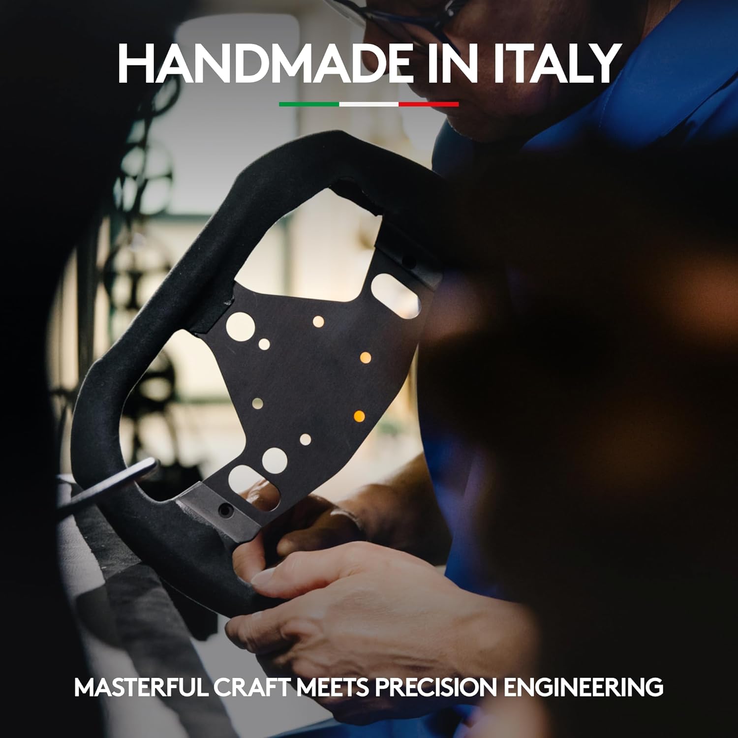 MOMO Motorsport Pro SIM Racing Wheel - 290mm Premium Microfiber Grip, Compatible with Logitech G RS Hub, Racing Simulator Accessory for Xbox Series X/S PS4 PS5 PC, Professional Grade Italian Design