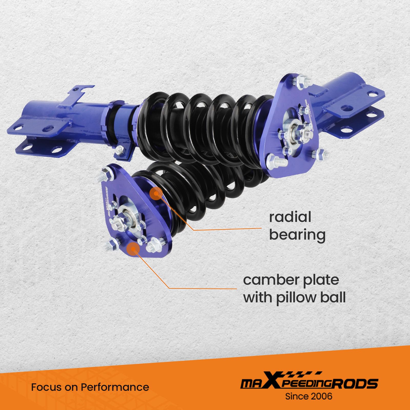 maXpeedingrods Coilover Suspension Kit for Celica 2000-2006 Coil Over Shock Strut