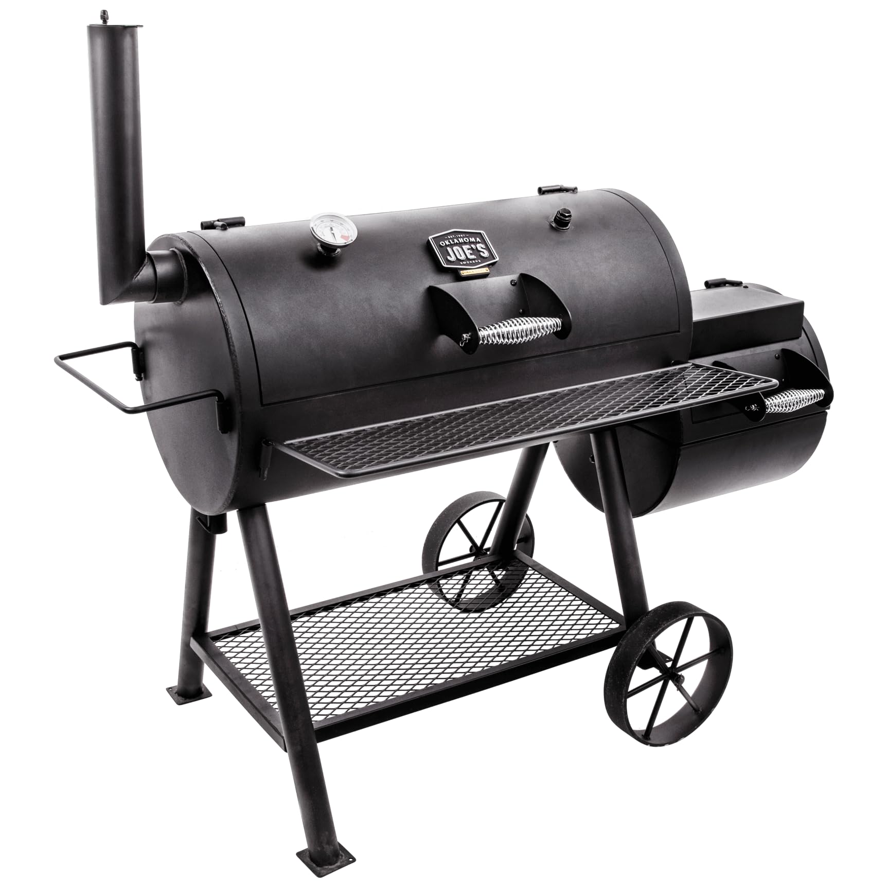 Char-Broil 140 755 Oklahoma Joe’s® Highland Smoker, Black Finish.,145 x 85 x 135 cm