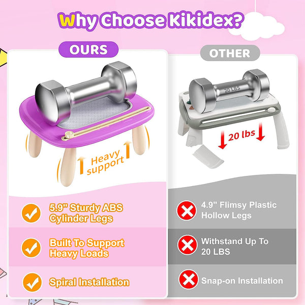 Kikidex Magnetic Drawing Board, Toddler Girl Toys for 1-2 Year Old, Doodle Board Pad Learning and Educational Toys for 1 2 3 Year Old Baby Kids Birthday Gift (Pink)