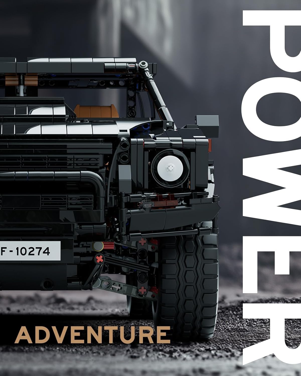 Nifeliz L002 OFF-ROAD Truck Model Car Building Set, 1:8 Scale Collectible Off-road Gift for Adults and car lovers, Technical Truck to Build or Display (3983 PCS, NF10274)