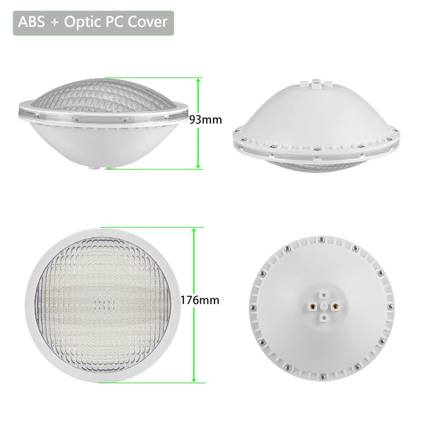 LyLmLe LED Pool Lighting PAR56, 18 W Pool Headlight, LED Lamp, Underwater Light (Replaces Old PAR56 Halogen Bulbs), IP68 Waterproof, 1440 lm, 12 V