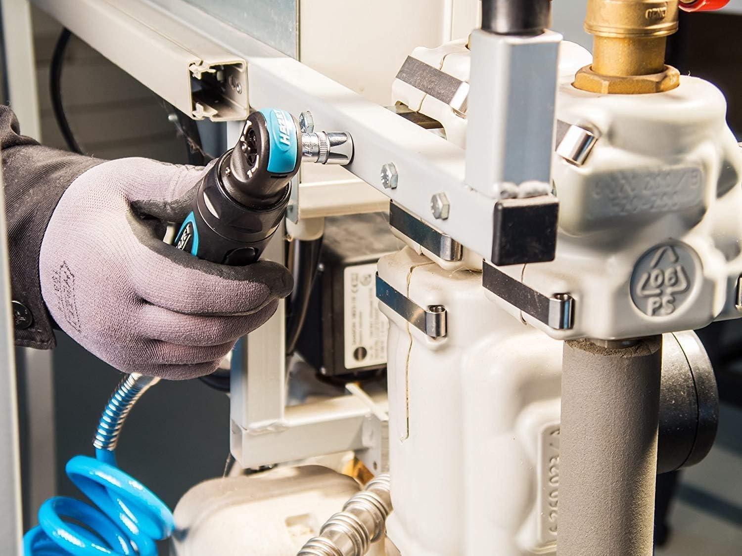 HAZET 9022P-2 260 mm Air Ratchet - Multi-Colour