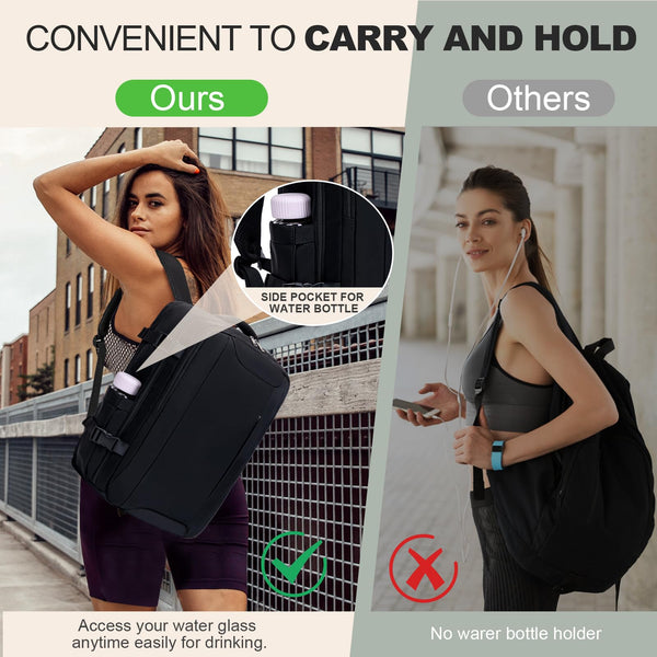 for Easyjet Cabin Bag 45x36x20, Travel Backpack with TSA Approved Clear Bag, Carry-ons Cabin Backpack for Travelling Underseat Cabin Bag Laptop Backpacks Luggage Set