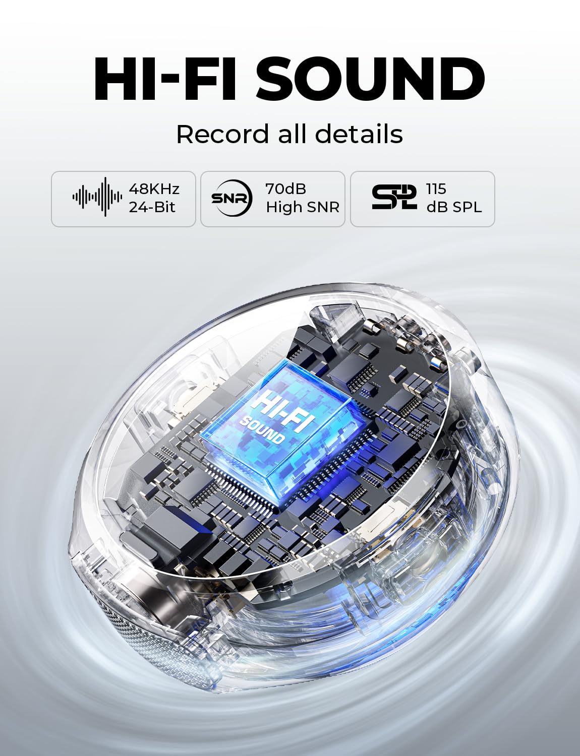 Hollyland Lark M2 Wireless Lavalier Microphone (2TX+1RX) Compatible with Camera, iPhone, Android, PC, 300m LOS Range, Hi-Fi Audio, Noise Cancelling, 40H Duration, Lapel Mic for Livestream Vlog-Black