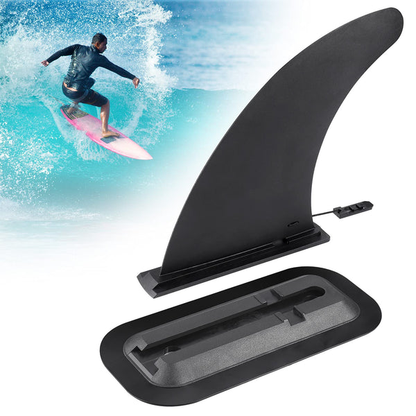 Zocipro Removable Universal SUP Fin, Nylon Safe Reinforced Surfboard Fins, Paddle Board Fins as SUP Fin Replacement Canoe Accessories for Longboard Surfboard, Inflatable Paddle Board, Foam Surfboard