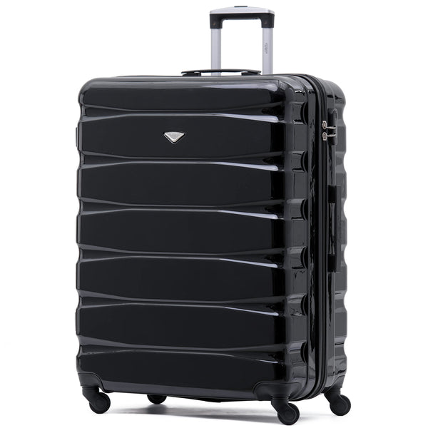 Flight Knight Set of 3 Lightweight 4 Wheel ABS Hard Case Suitcases Cabin & Hold Luggage Options Approved for Over 100 Airlines Including easyJet, British Airways, Ryanair, Jet2 & Many More