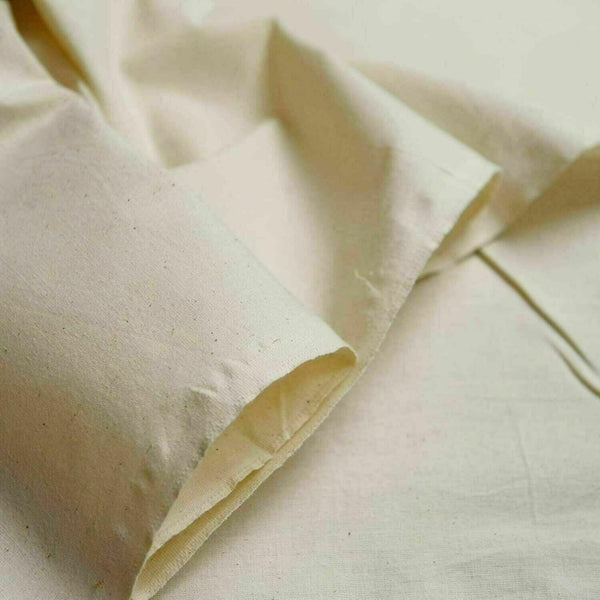 100% Natural Calico Cotton Unbleached Crafting Fabric - Medium Weight - 160CM Extra Wide - 20 Metre